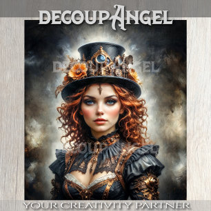 Papel De Seda Charla de Steampunk #1 Desnudo