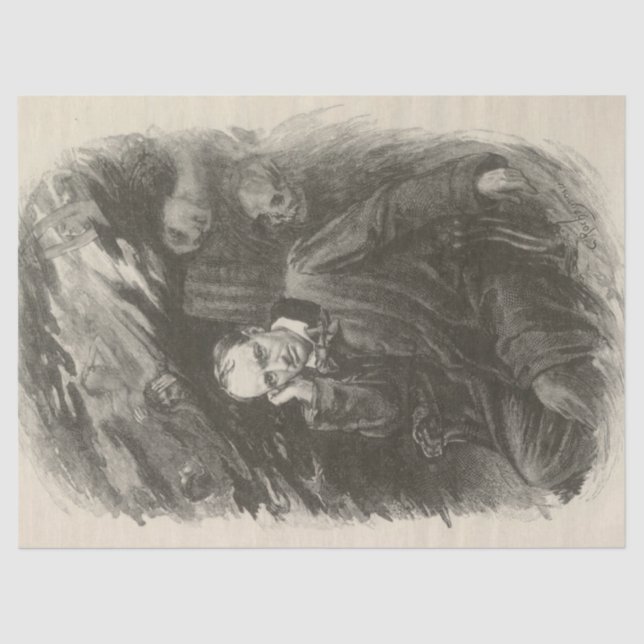 Papel De Seda Charles Baudelaire (por Georges Rochegrosse) (Anverso)