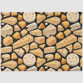 Papel De Seda Cheese Pieces Natural Holes Pattern Decoupage