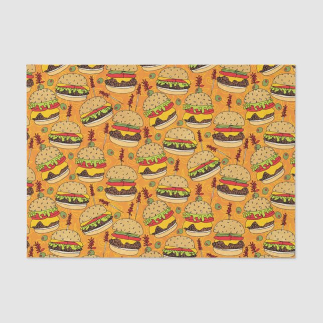 Papel De Seda Cheeseburger de lujo (Anverso)