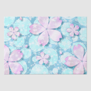 Papel De Seda Cherry Blossom Japanese Kawaii Pond