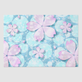 Papel De Seda Cherry Blossom Japanese Kawaii Pond