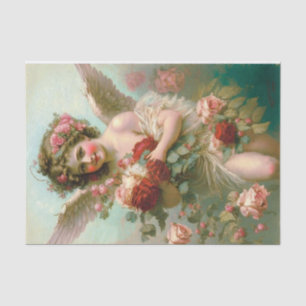 Papel De Seda Cherub y Rosas