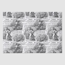 Papel De Seda Cherubs in Love Romantic French Toile de Jouy