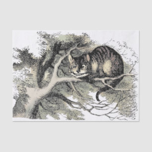 Papel De Seda Cheshire Cat Alice Wonderland Classic