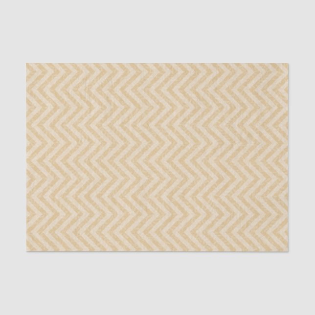 Papel De Seda Chevron de oro (Anverso)