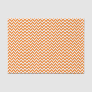 Papel De Seda Chevron Naranja