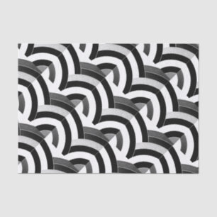 Papel De Seda chevrons de moda contemporánea