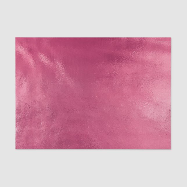 Papel De Seda Chic Despedida de Soltera Rosa Glam Femenina (Anverso)