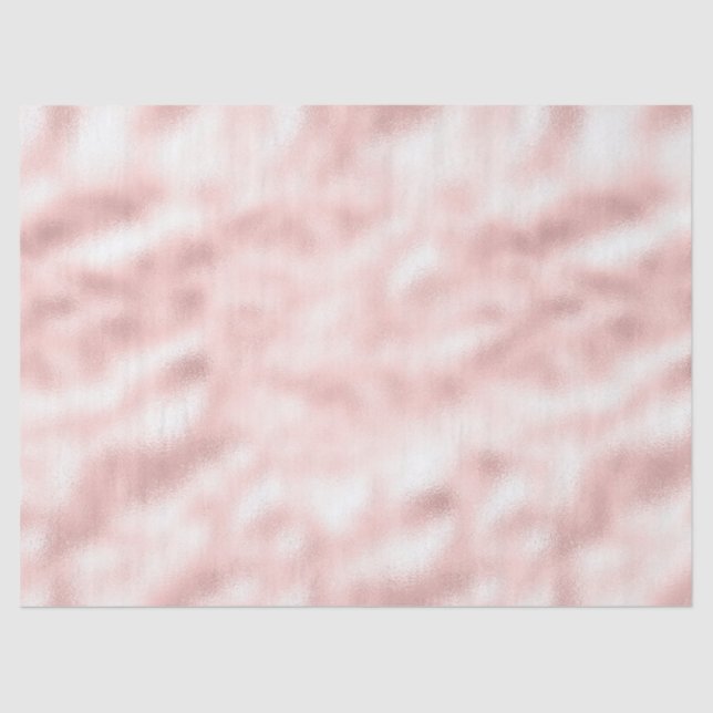 Papel De Seda Chic Dusky Pink Despedida de Soltera Glam (Anverso)