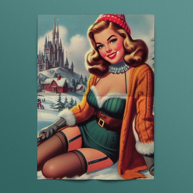Papel De Seda Chica adorable de invierno (Subido por el creador)