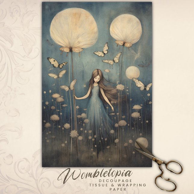 Papel De Seda Chica caprichoso Dandelion y la desunión de las ma (Subido por el creador)