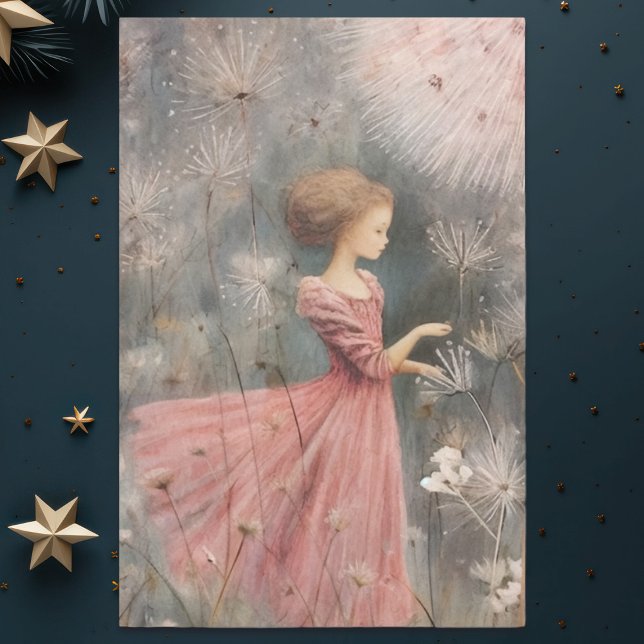 Papel De Seda Chica caprichoso y caprichoso en rosa pastel, cand (Subido por el creador)