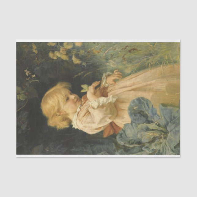 Papel De Seda Chica con mariposa amarilla (por Frederick Morgan) (Anverso)