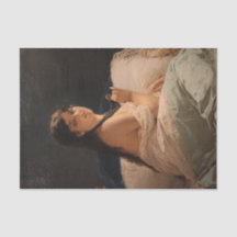 Chica con Medallón (por Gerolamo Induno)