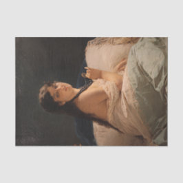 Papel De Seda Chica con Medallón (por Gerolamo Induno)