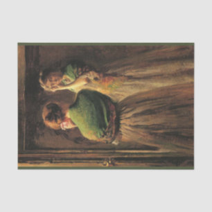 Papel De Seda Chica con un Shawl Verde (por Joseph DeCamp)