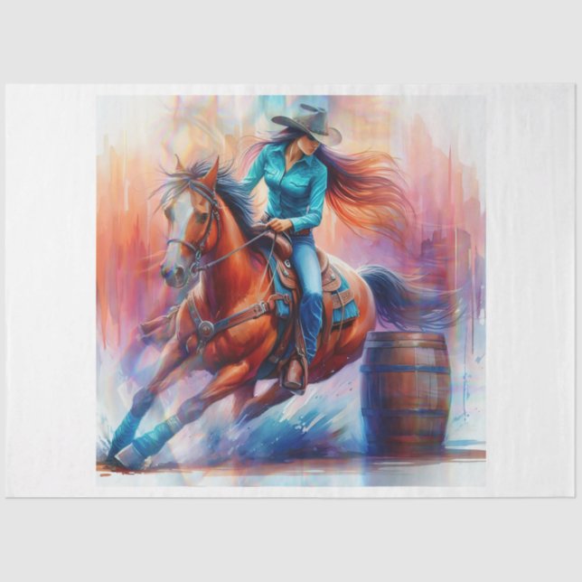 Papel De Seda Chica de barril (Anverso)