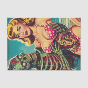 Papel De Seda Chica de Beach Zombie
