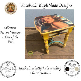 Papel De Seda Chica de cartel vintage decoupage Cigarrillo y pis