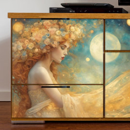 Papel De Seda Chica de fantasía con desconfianza de las lunas