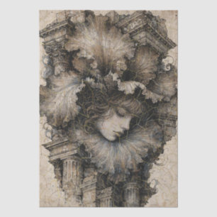 Papel De Seda Chica de Fantasía Victoriana Vintage Decoupage