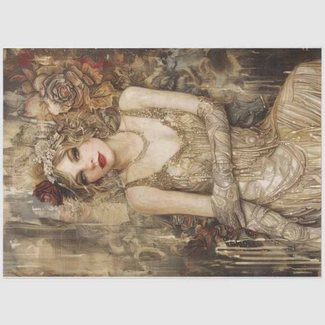 Papel De Seda Chica de Flapper 2 (Anverso)