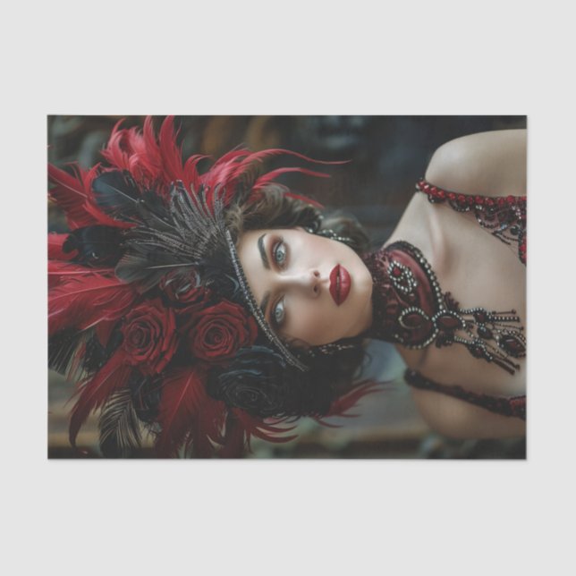 Papel De Seda chica de Flapper de 19201 (Anverso)