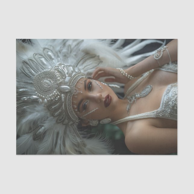 Papel De Seda chica de Flapper de 19203 (Anverso)