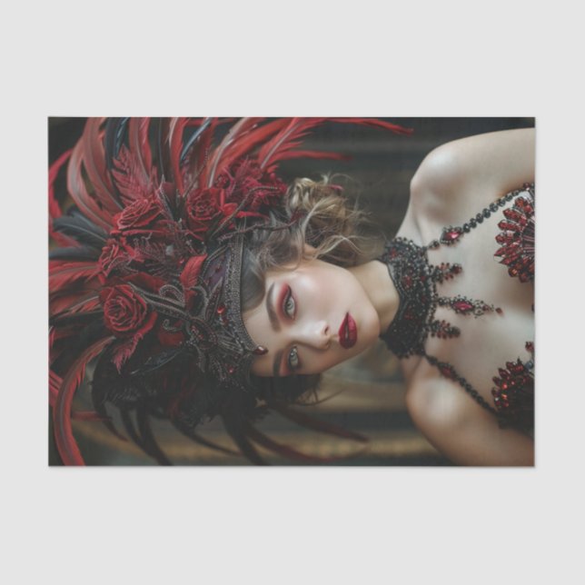 Papel De Seda chica de Flapper de los años 2034 (Anverso)