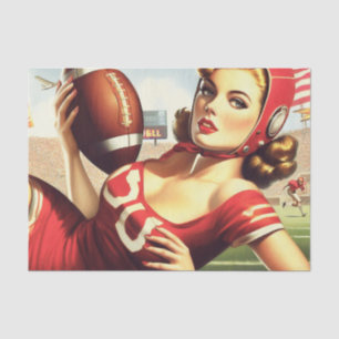 Papel De Seda Chica de fútbol de época