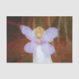 Papel De Seda Chica de hadas caída desenlace forestal de Woodlan