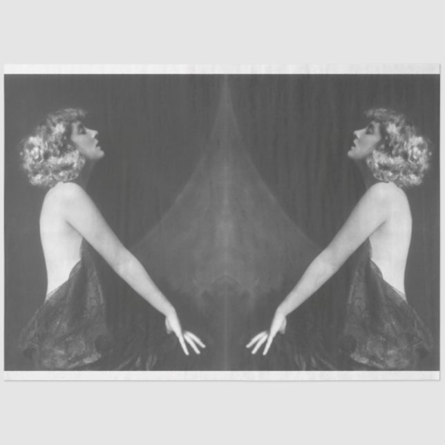 Papel De Seda chica de las Follies de Ziegfeld de 1920 (Anverso)