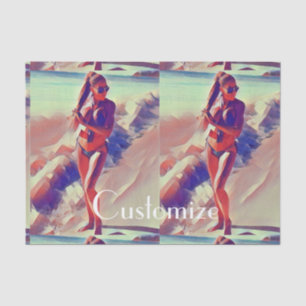 Papel De Seda Chica de playa Thunder_Cove