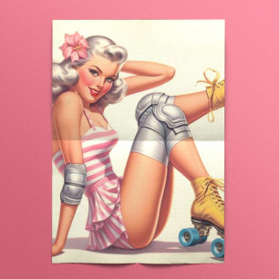 Papel De Seda Chica de rodillos retro