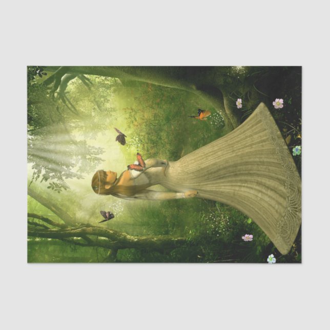 Papel De Seda Chica del bosque (Anverso)