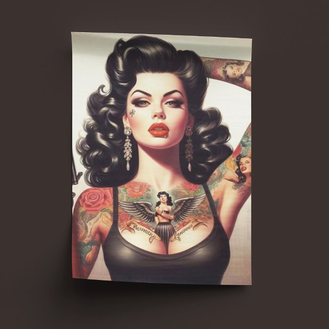 Papel De Seda Chica del tatuaje de la vieja escuela (Subido por el creador)