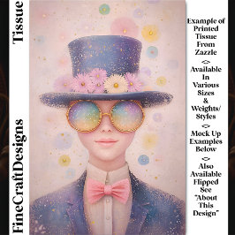 Papel De Seda Chica en Gorra Floral y gafas de sol DN3L Desapari