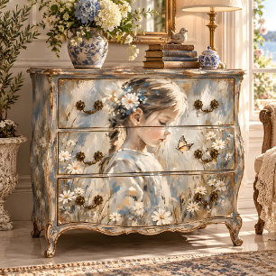 Papel De Seda Chica Mariposa Daisy Decoupage