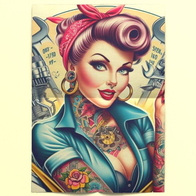 Papel De Seda Chica mecánico retro (Subido por el creador)