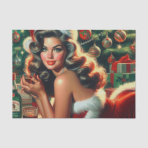 Papel De Seda Chica navideño vintage