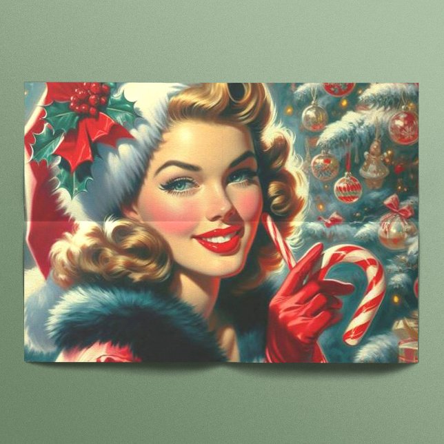Papel De Seda Chica navideño vintage (Subido por el creador)