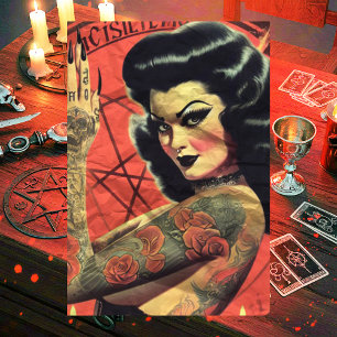 Papel De Seda Chica Retro Devilish