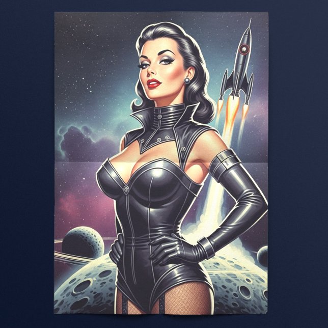 Papel De Seda Chica Retro Espacial (Subido por el creador)