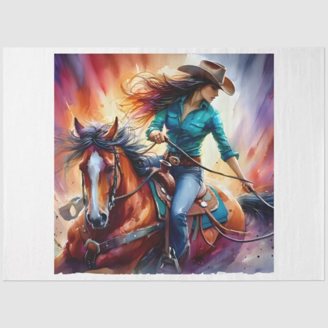 Papel De Seda Chica Rodeo (Anverso)