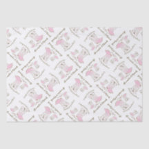 Chica rosa occidental del país Baby Shower rural d