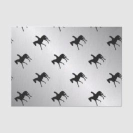 Papel De Seda Chica sobre Plata de Caballo