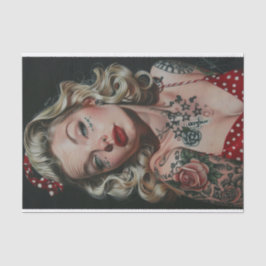 Papel De Seda Chica Vintage Pin Up