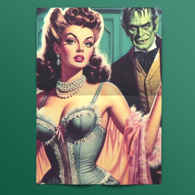 Papel De Seda Chica Vintage Vampire (Subido por el creador)