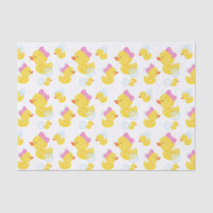Papel De Seda Chica Watercolor Rubber Ducky